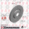 Zimmermann Front Brake Rotor, 400.3624.20 400.3624.20
